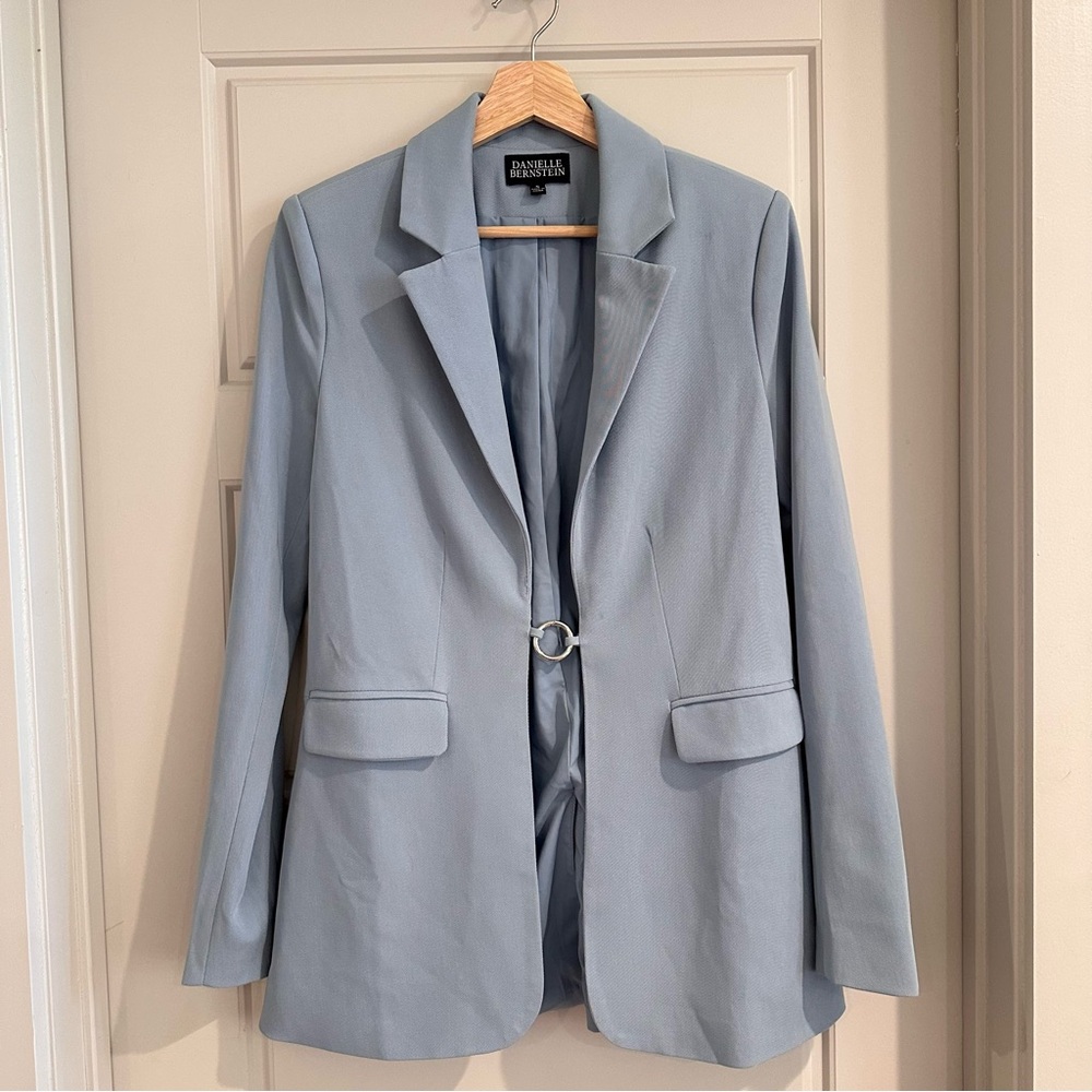 Danielle Bernstein Split Ring Blazer Size Small - image 1